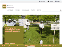 Tablet Screenshot of oedp-coburg-kronach.de